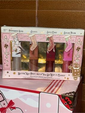 Too Faced "Better Not Pout, But If You Do Keep It Glossy" Lip Gloss Set